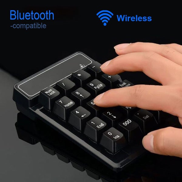 Wireless Keyboard 19 Keys Number Pad Carousel 1
