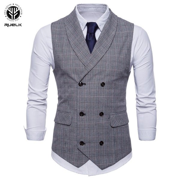 Suit Vest Jacket Casual Double-Breasted Carousel 2
