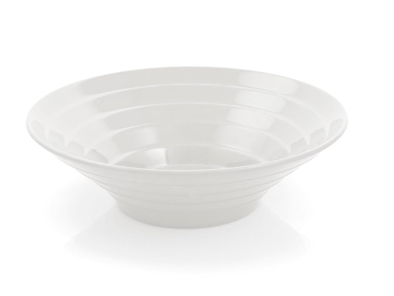 White Round Fruit Bowl Melamine 35cm Carousel 1