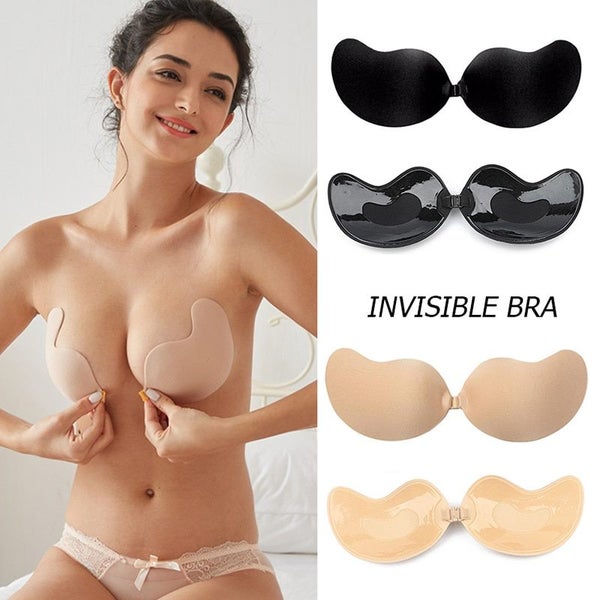 New Mango Silicone Chest Stickers Lift Up Nude Bra Self Adhesive Nude Carousel 2