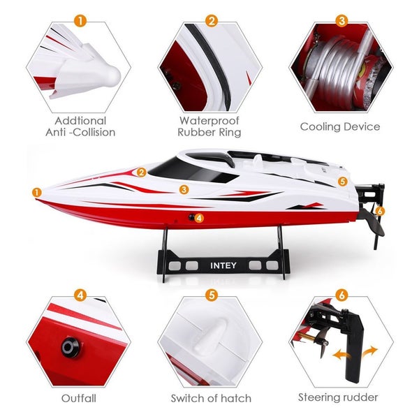 RC Speed Boat - SkyTech H103/H105 - RC Remote Control - Orange Carousel 20