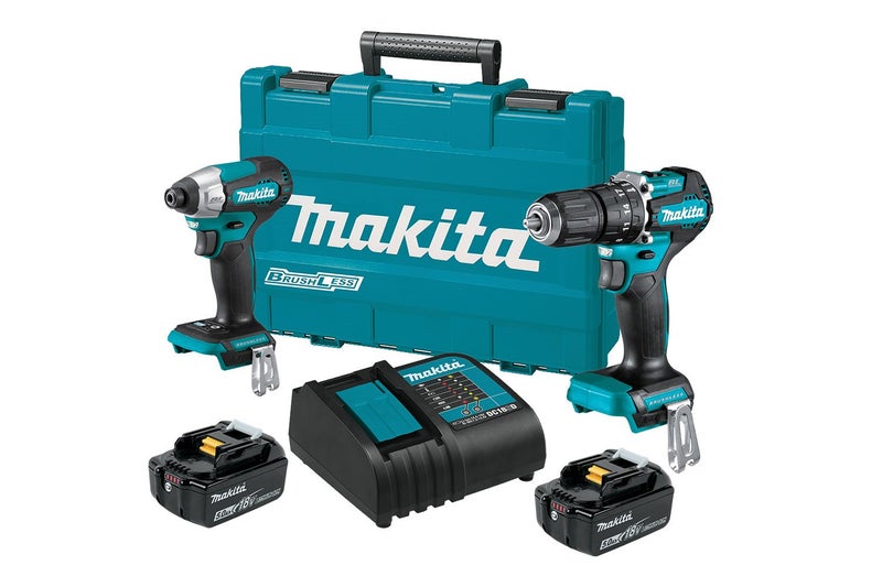 Makita DLX2414ST LXT 2pc 18V 5Ah Hammer Drill Driver / Impact Driver Kit Carousel 1