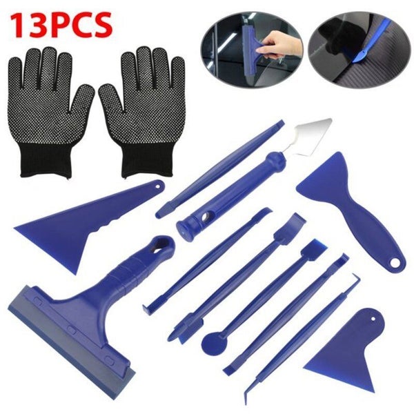 13PCs Car Vinyl Wrap Tool Kit Window Tinting Film Installation Set