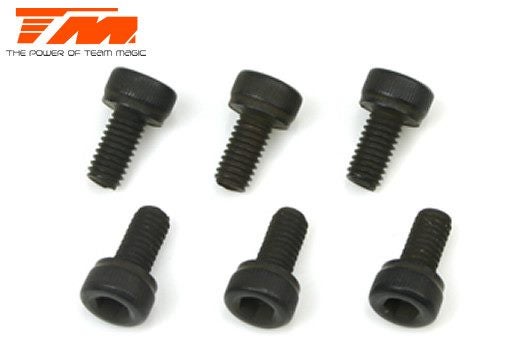 Team Magic 123510C 3.5x10mm Steel Cap Screw (6) Carousel 1