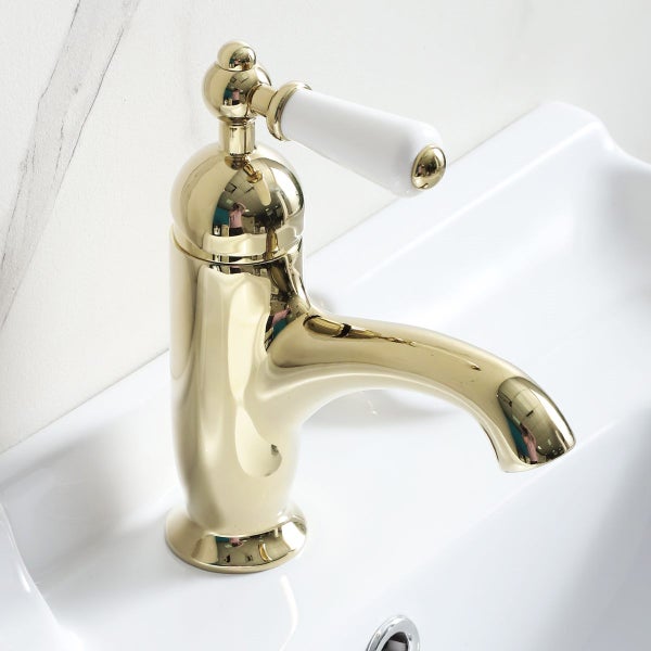 Retro Taps Faucet Mixers Bathoom Single Handle Basin Faucet Taps Mixer Carousel 2