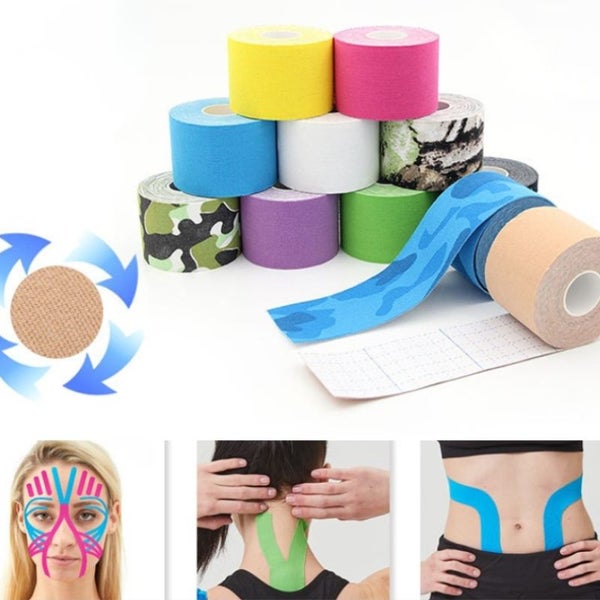 5M Lenght Elastic Kinesiology Tape Athletic Recovery Elastic Tape Carousel 2