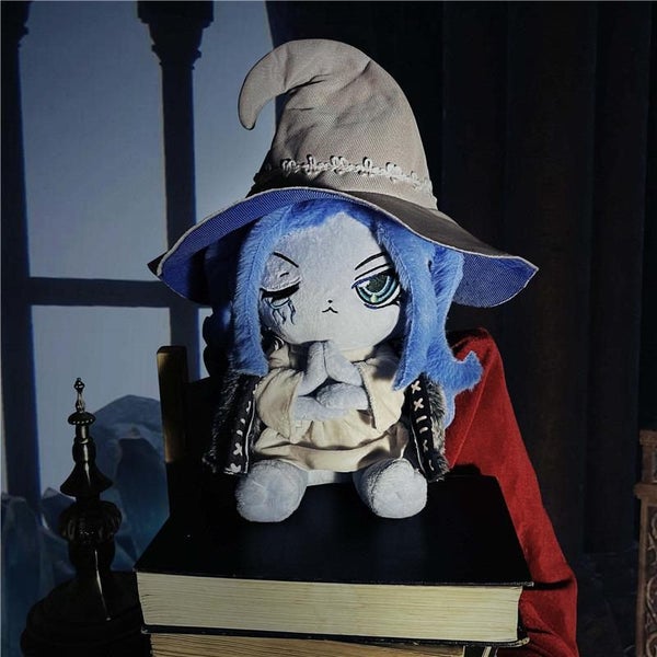 Game Elden Ring Miniature Ranni Plush Toy Sounding Kawaii Soft Carousel 7