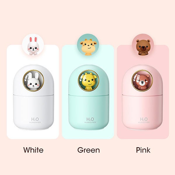 300ml Mini Air Humidifi Diffus Air Purifier Car Air Freshener USB Carousel 7