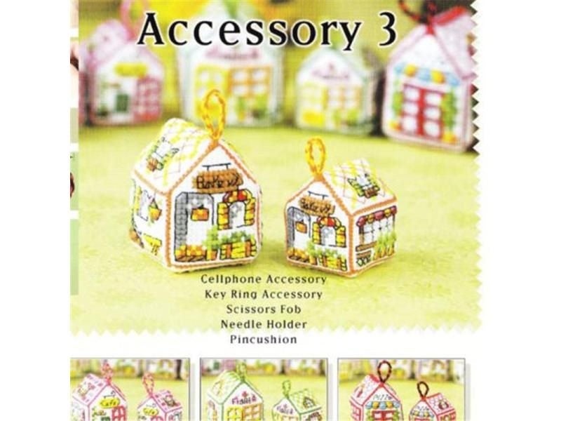 P82 Cross Stitch Kits Threads Needle Cushion Biscornu Carousel 2