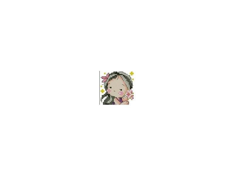 DIY Craft Stitch Cross Stitch Phone Accessories Girls Plastic Fabric Needlework Carousel 1