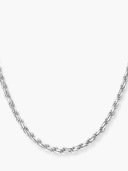 Men's 925 Sterling Silver Minimalist Rope Chain Carousel 1
