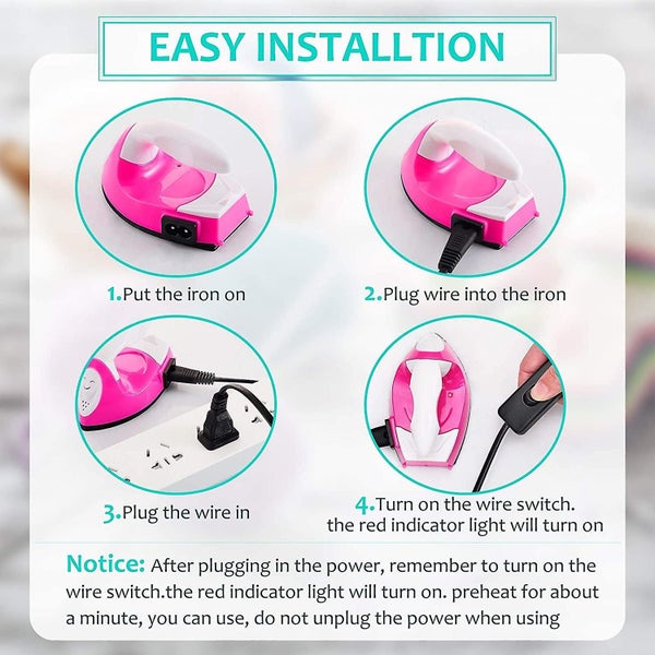 Mini Heat Press Machine Mini Iron Press Mini Heat Press Portable Handy Heat Pres Carousel 2