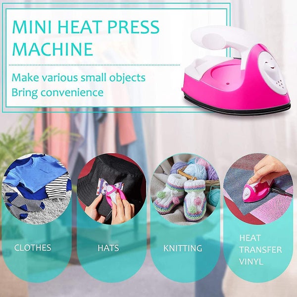 Mini Heat Press Machine Mini Iron Press Mini Heat Press Portable Handy Heat Pres Carousel 5
