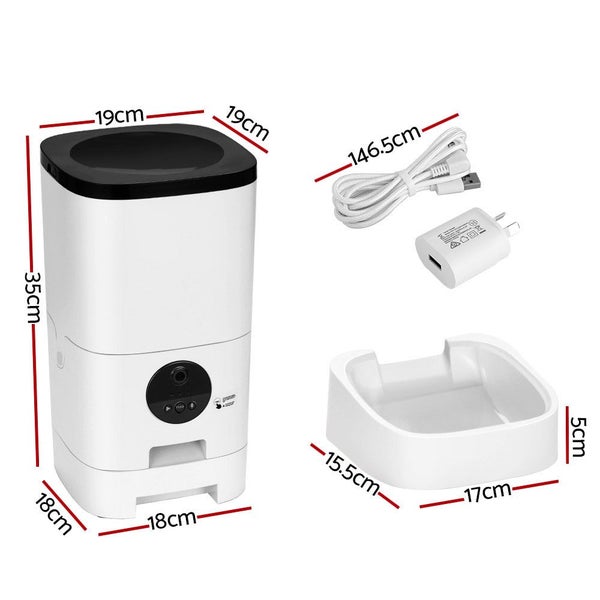 I.Pet Automatic Feeder 6L Camera Dog Cat Smart Video Wifi Food App Hd Dog Automa Carousel 2
