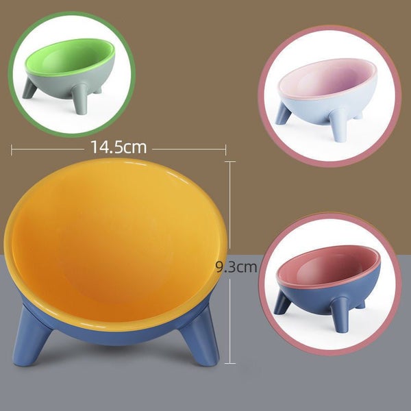 Cat Dog Bowl With Stand Pet Feeding Elevated Dishes Dishes Feeders & Fountains Carousel 2