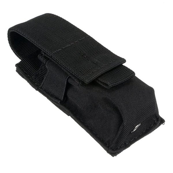 Tactical M5 Flashlight Holster Molle Single Pistol Magazine Pouch Carousel 7