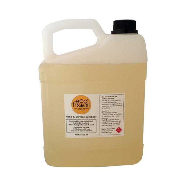 Hand Sanitiser, Tool Sanitiser and Surface Sanitiser 4 litre - Eco Fix Oil Carousel 1