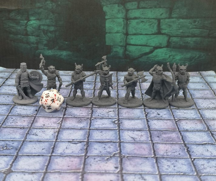 Monster Miniatures Orcs Set of 6 Dungeons and Dragons dice4dungeons FDG Carousel 2