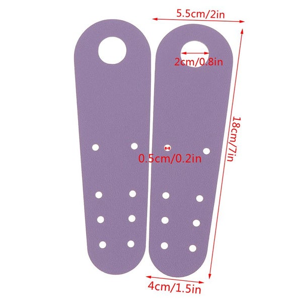 1pair Roller Skating Leather Toe Guards Protectors Skating Shoes Carousel 7