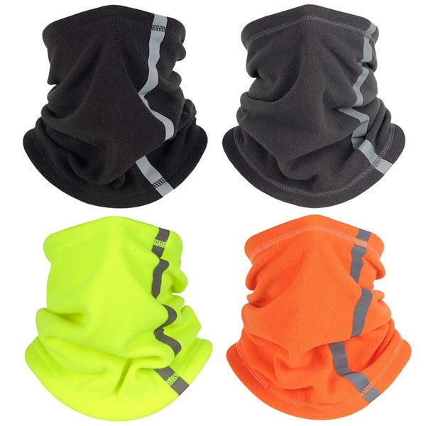 Outdoor Winter Warm Fleece Neck Scarves Reflective Skiing Neck Cover Carousel 2