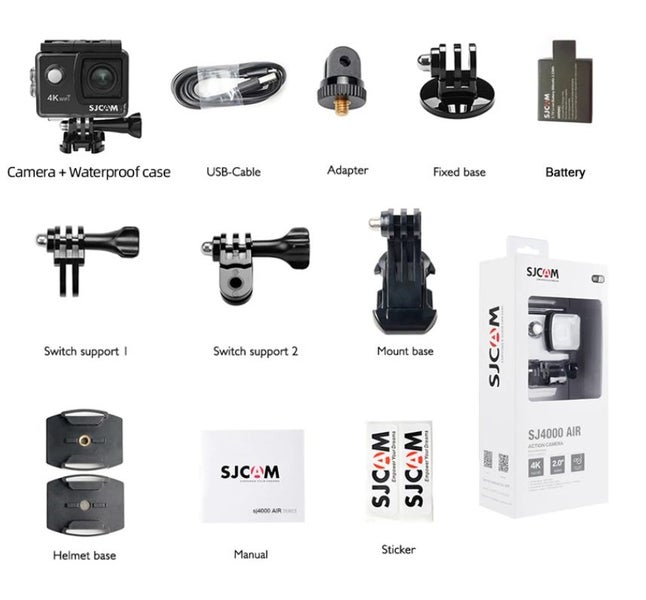 SJCAM SJ4000 Air 4K Ultra HD Waterproof WIFI Action Camera Carousel 8