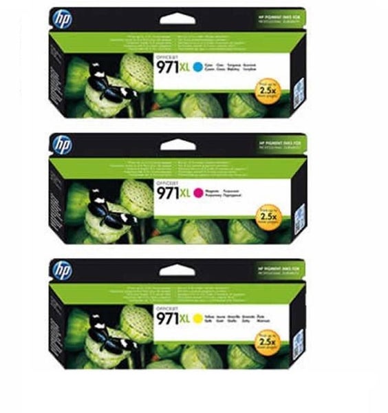 HP 971XL 3 Colours Value Pack Ink Cartridge Toner Carousel 1