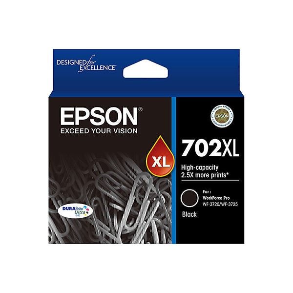 Epson 702Xl Black Ink Cartridge Carousel 1