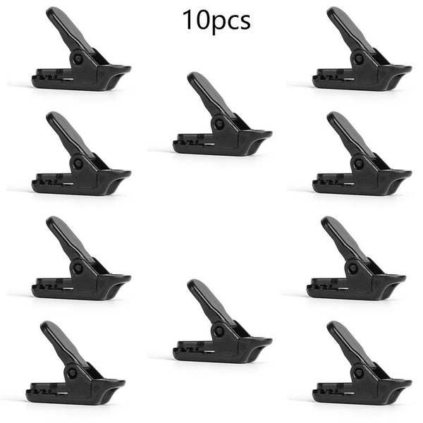 10Pcs Outdoor Tarpaulin Clips Camping Tents Awning Wind Rope Clamp Carousel 1