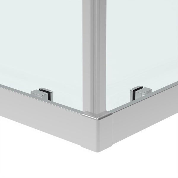 2 Meter HEIGHT 800mm Double Sliding Doors Square Shower Carousel 2