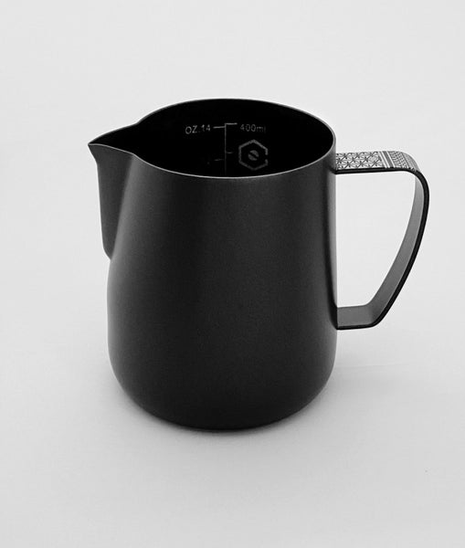 COFFEE TECH Milk Jug 400ML - Matte Black Carousel 1