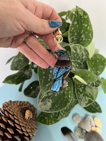 ACRYLIC CHARM ~ NZ Tui Carousel 2
