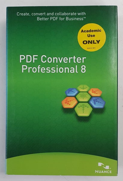Nuance PDF Converter Professional 8 Software DVD-ROM Carousel 1