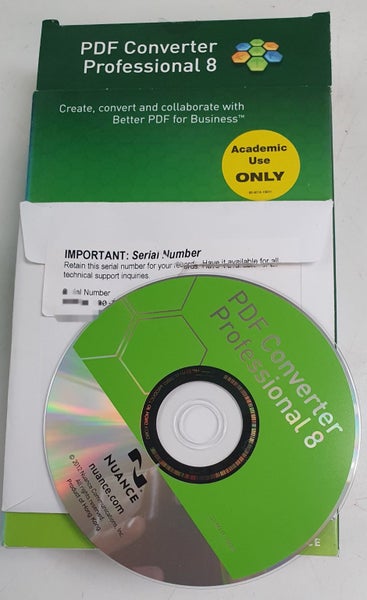 Nuance PDF Converter Professional 8 Software DVD-ROM Carousel 5