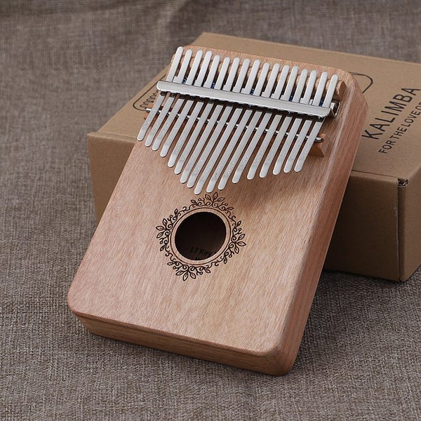 17 key Perfect Gauntlets Piano Mahogany kalimba Musical Instrument Carousel 1
