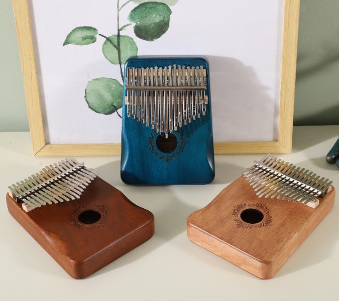 17 key Perfect Gauntlets Piano Mahogany kalimba Musical Instrument Carousel 7