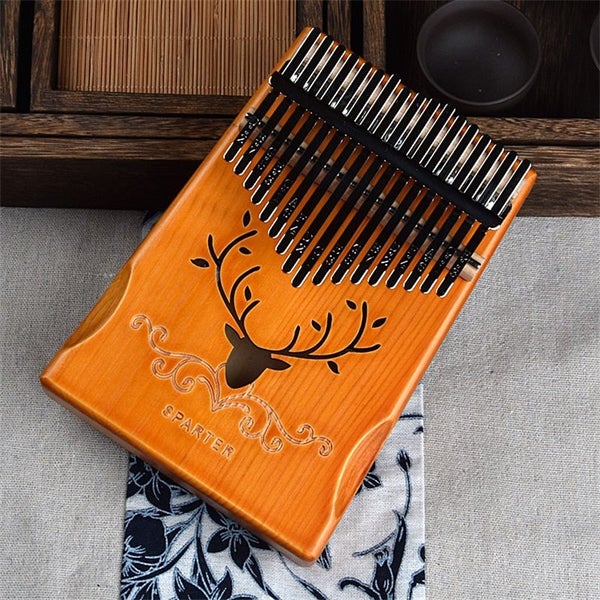 17 Keys Kalimba Thumb Piano Portable Finger flexible Piano african Carousel 1