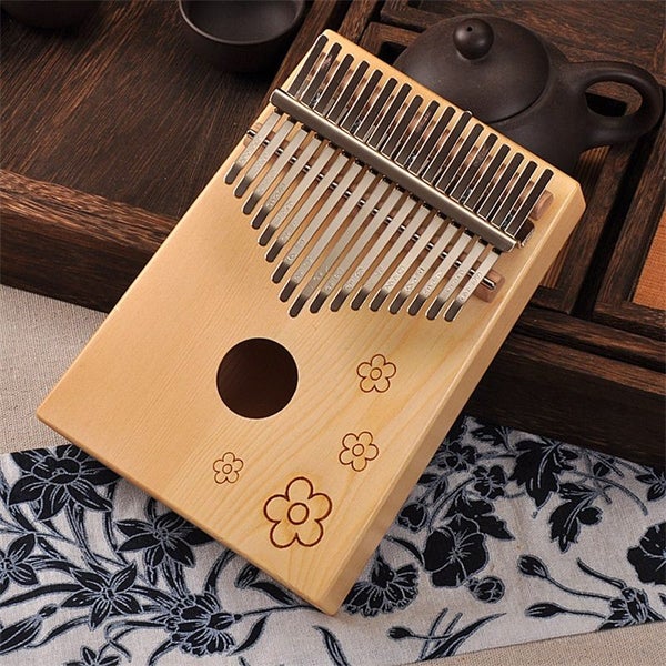 17 Keys Kalimba Thumb Piano Portable Finger flexible Piano african Carousel 6