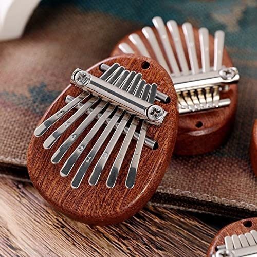8-keys Mini Kalimba Finger Piano Solid Wooden Mbira Calimba Musical Carousel 2