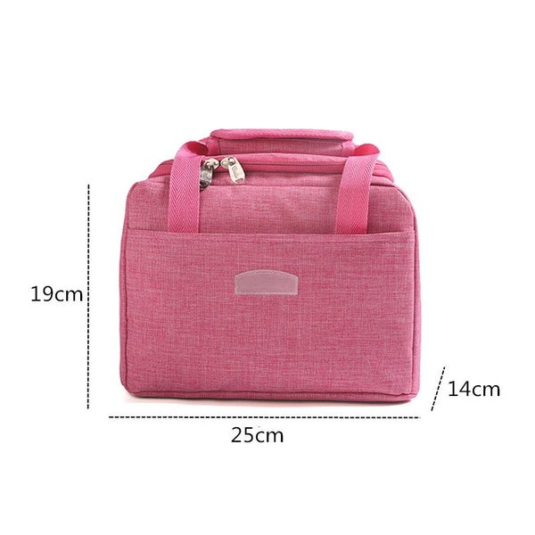Portable Lunch Bag New Thermal Insulated Lunch Box Tote Cooler Carousel 7