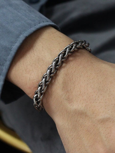 Men's Titanium Steel Link Bracelet Carousel 2
