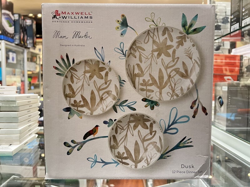 Maxwell and Williams Marc Martin Dusk Dinner Set 12pc - Taupe Carousel 1