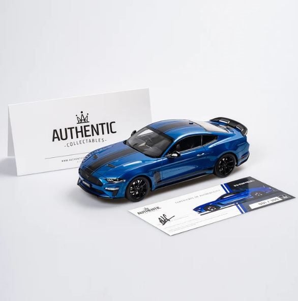 Authentic Collectibles 1:18 Ford Mustang R-SPEC - Velocity Blue Carousel 1