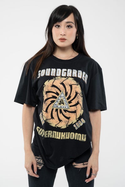 Soundgarden T Shirt Superunknown Tour 94 Band Logo new Official Mens Black Carousel 5