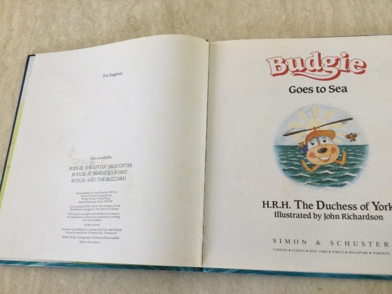 Budgie Goes to Sea, by HRH . The Duchess of York, Sarah Ferguson Carousel 4
