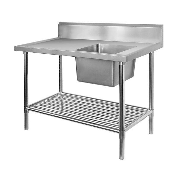 Modular Systems Single Right Sink Bench With Pot Undershelf SSB7-1500R/A Carousel 1