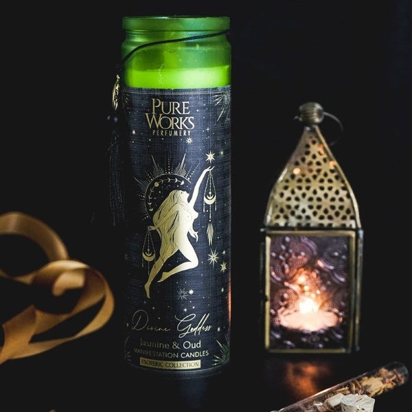 Divine Goddess Jasmine & Oud Manifestation Candle 300gm Carousel 2