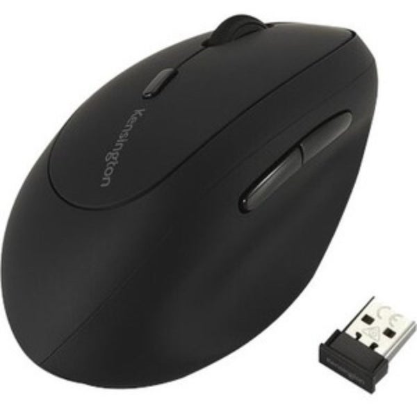 Kensington ProFit Left-Handed Ergo Wireless Mouse - Wireless - Black - USB - 16 Carousel 1