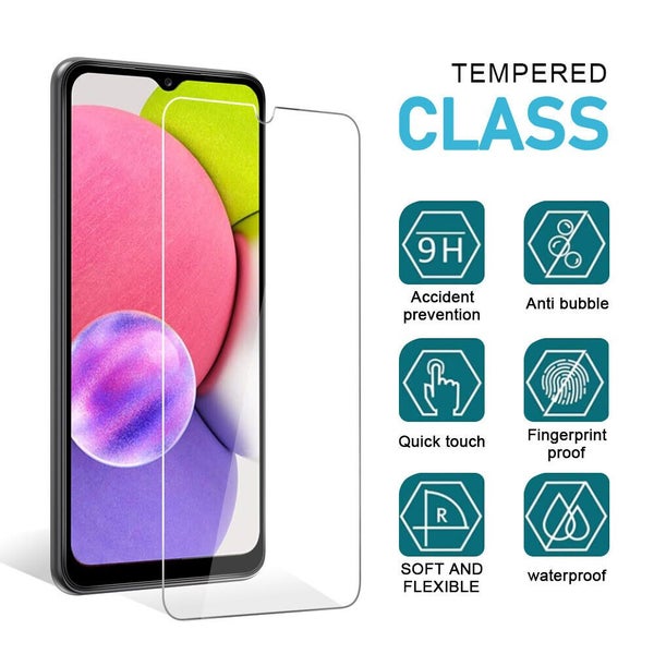 Samsung A14 5G Unipha Tempered Glass Screen Protector with Package Carousel 1
