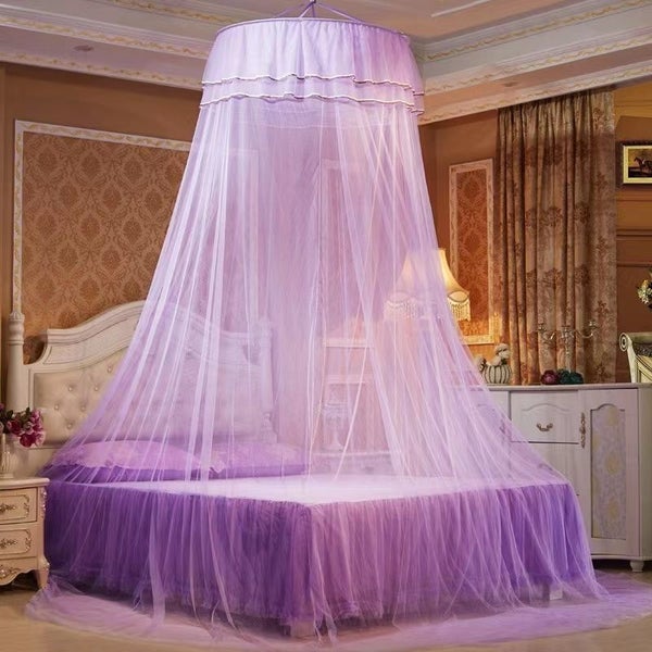 Net Curtains Corner Post Bed Canopy Mosquito Net Full Queen King Size Carousel 7
