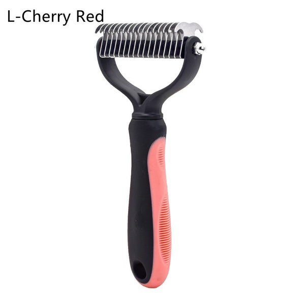 New Hair Removal Comb for Dogs Cat Detangler Fur Trimming Dematting Carousel 1